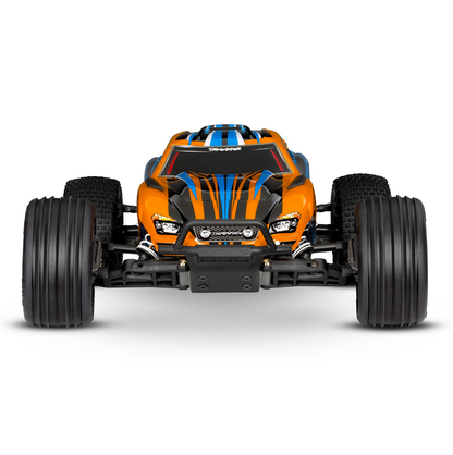 TRAXXAS RUSTLER 2wd Stadium Truck Orange w/ Battery & USB-C Charger - 37254-8ORNG