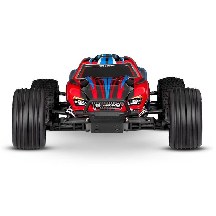 TRAXXAS RUSTLER 2wd Stadium Truck Red w/ Battery & USB-C Charger - 37254-8RED