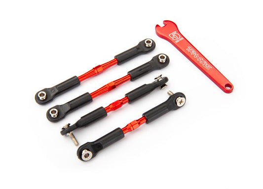 TRAXXAS Camber Link Set Red Aluminium 4pcs - 3741X