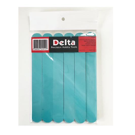 DELTA Flexpads 320 Grit Teal Extra Fine Sanding Sticks 6pcs - DL42001