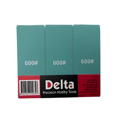 DELTA Flexblocks Fine 600/800 Grit Sanding Blocks 3pcs - DL44002