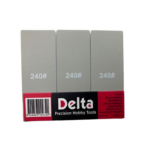 DELTA Flexblocks Medium 240/400 Grit Sanding Blocks 3pcs - DL44003