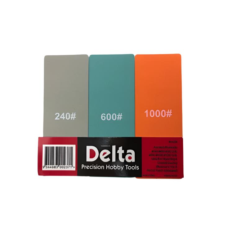 DELTA Flexblocks Assorted 240/400/600/800/1000/1200 Grit Sanding Blocks 1pc/ea - DL44004&nbsp;