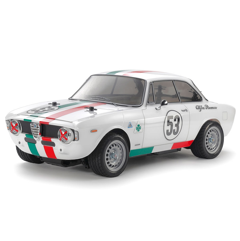 TAMIYA Alfa Romeo Giulia Sprint GTA Club Racer MB-01 Painted White Body Kit 1:10 - 47501