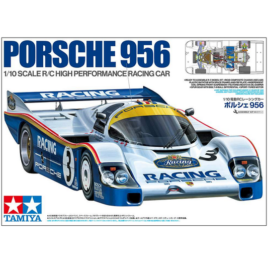 TAMIYA 1983 Porsche 956 LeMans Group C 1:10 Kit - 47508