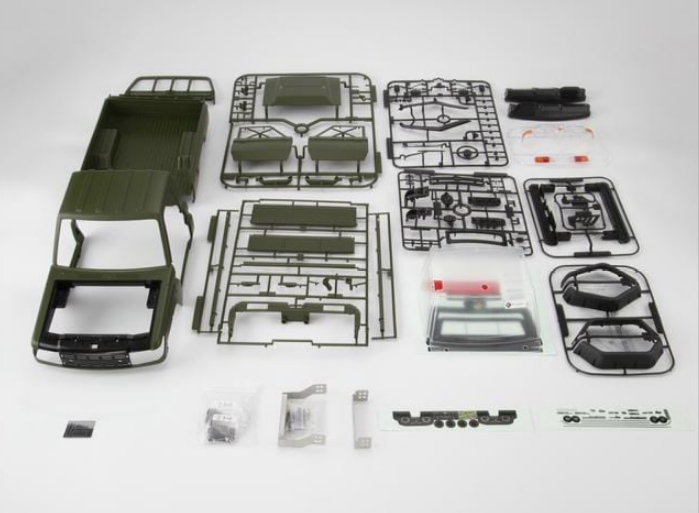 KILLERBODY Toyota Land Cruiser Matt Green LC70 Hardbody Kit suit TRX-4 12.8in WB - KB48733