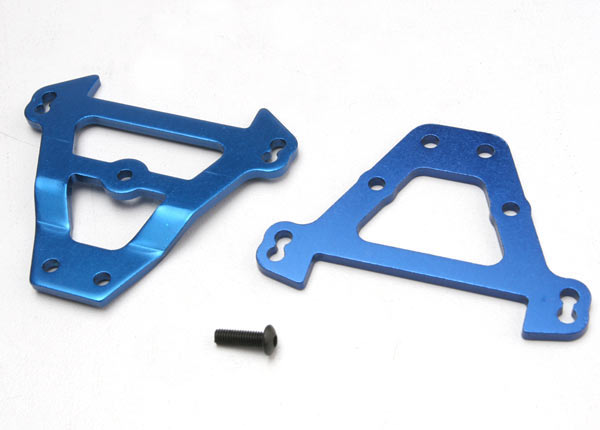 TRAXXAS Bulkhead Tie Bars Blue Aluminium Fr & Rr - 5323