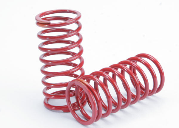 TRAXXAS GTR Shock Springs Front 3.2 Orange Rate Red Finish 2pcs - 5437