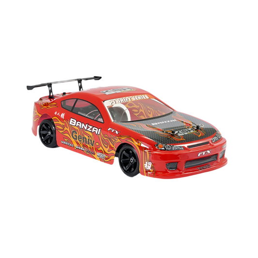 FTX BANZAI 1:10 Drift Car Red w/ Brushed Motor, 2.4Ghz Radio, Battery &amp; Charger - FTX-5529