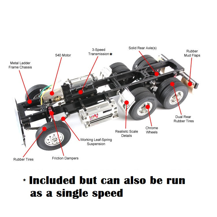 TAMIYA GLOBE LINER Tractor Truck Kit 1:14 - T56304