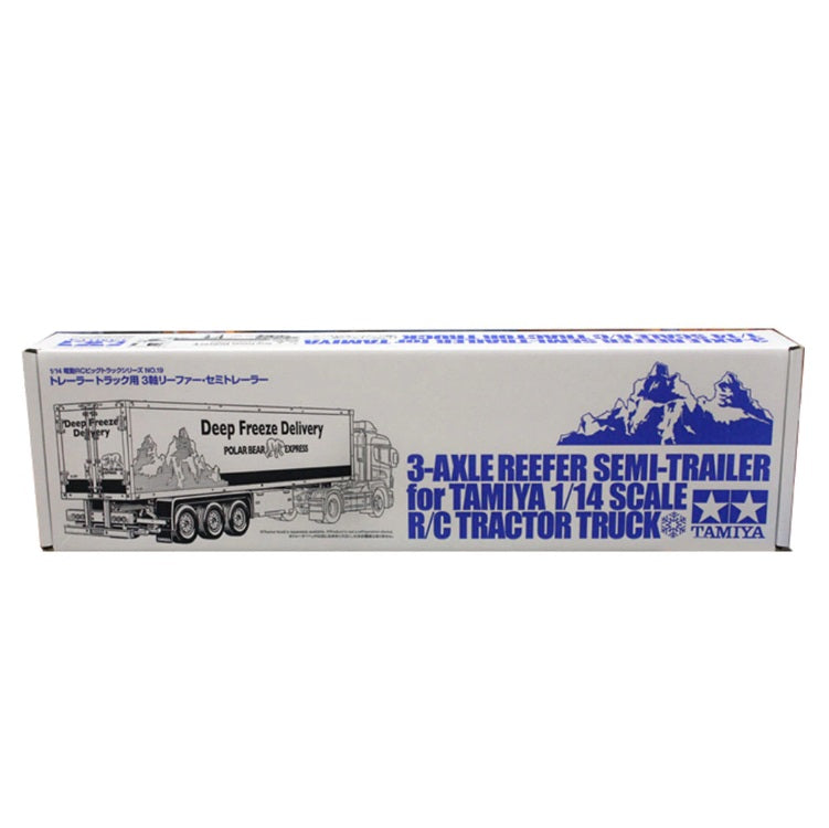 TAMIYA 3-AXLE REEFER SEMI-TRAILER Kit 1:14 - T56319