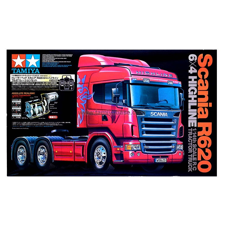 TAMIYA SCANIA R620 6x4 HIGHLINE Tractor Truck Kit 1:14 - T56323