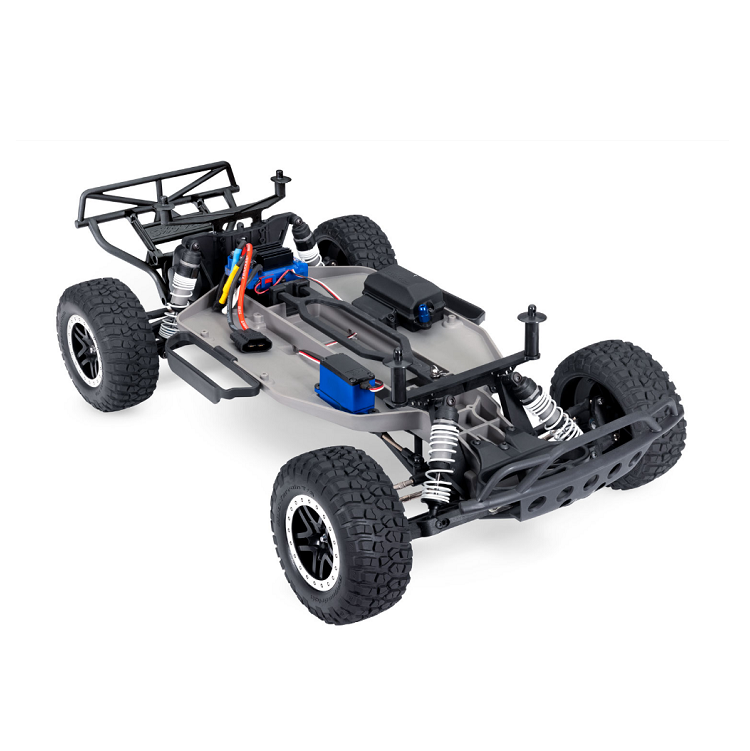 TRAXXAS SLASH 2wd VXL Fox Sports Short Course Truck w/ Magnum 272R Trans chassis detail - 58076-74FOX