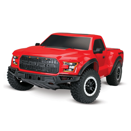 TRAXXAS Ford F-150 Raptor 2wd Red Short Course Truck - 58094-1RED