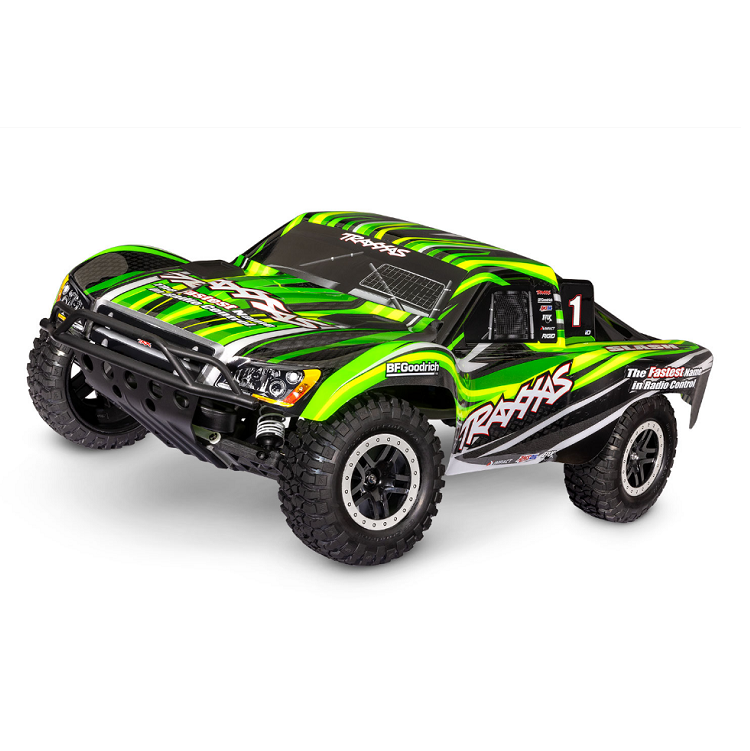 TRAXXAS SLASH 2wd Short Course Truck Green w/ Battery & USB-C Charger - 58234-8GRN