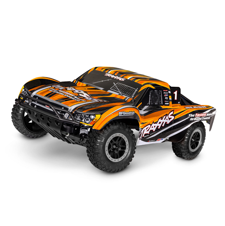 TRAXXAS SLASH 2wd Short Course Truck Orange w/ Battery & USB-C Charger - 58234-8ORNG