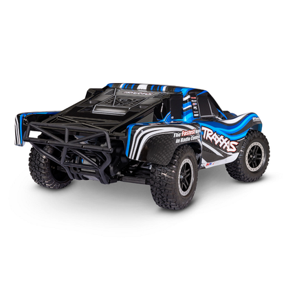 TRAXXAS SLASH 2wd Short Course Truck Green w/ Battery & USB-C Charger rear view - 58234-8GRN