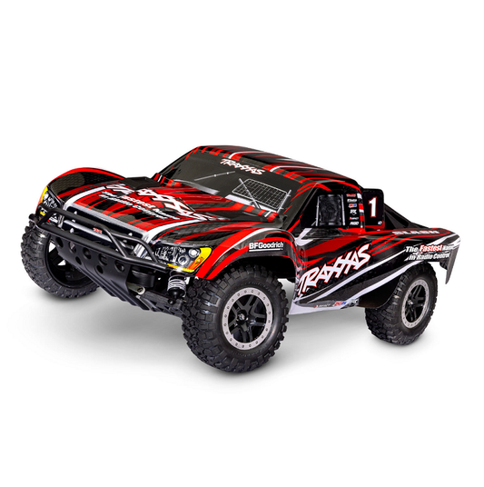 TRAXXAS SLASH 2wd Short Course Truck Red w/ Battery & USB-C Charger - 58234-8RED