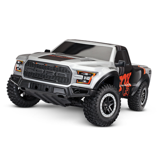 TRAXXAS Ford F-150 Raptor 2WD BL-2S EHD Fox Sports Short Course Truck w/ 3300kv Brushless Driveline - 58394-4FOX