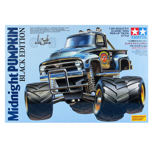 TAMIYA MIDNIGHT PUMPKIN Black Edition Kit 1:12 NO ESC - T58547A