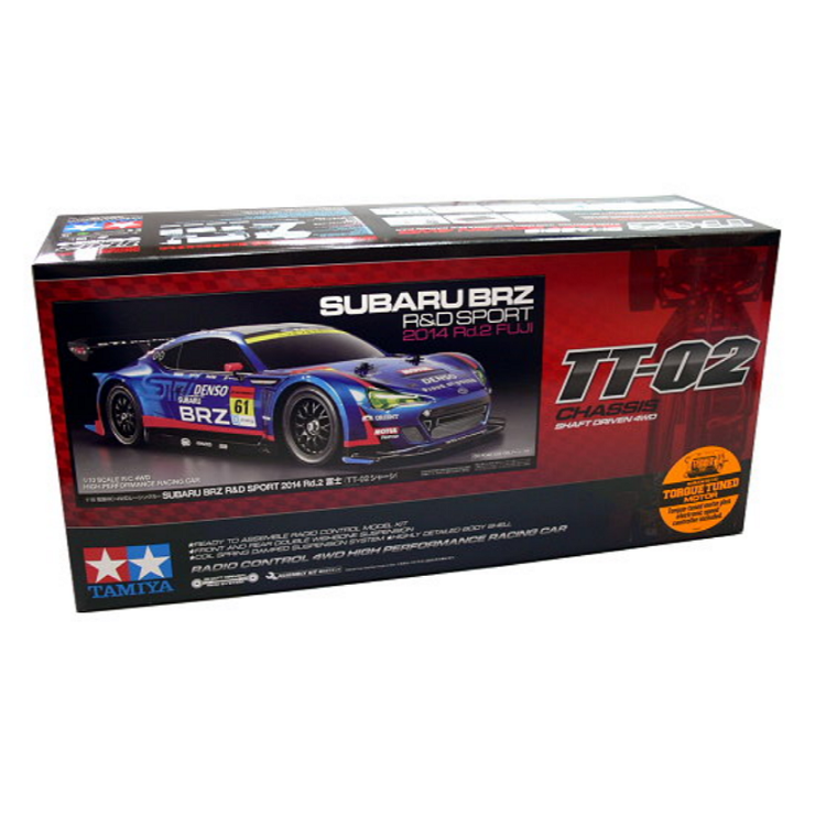 TAMIYA SUBARU BRZ R&D SPORT 2014 FUJI TT-02 NO ESC Kit 1:10 - T58607A