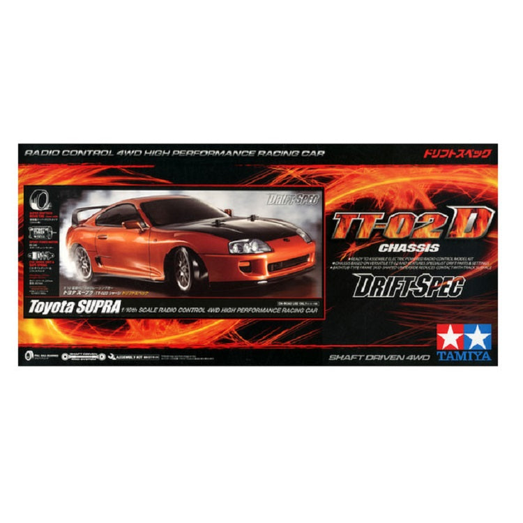 TAMIYA TOYOTA SUPRA TT-02D Kit 1:10 NO ESC - T58613A