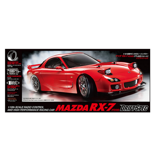 TAMIYA Mazda RX-7 (FD3S) Drift TT-02D Kit 1:10 NO ESC - 58648A