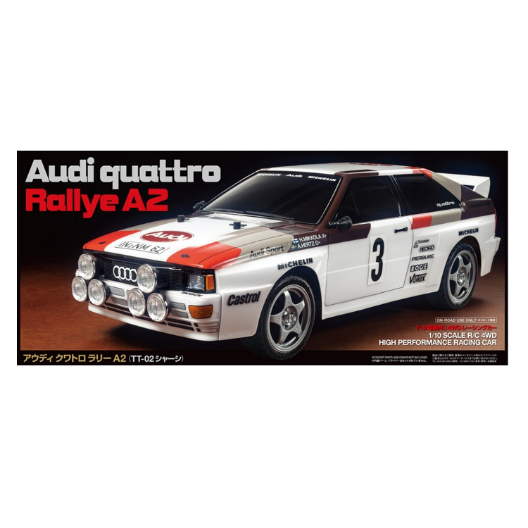 TAMIYA AUDI QUATTRO A2 TT-02 Kit 1:10 - T58667