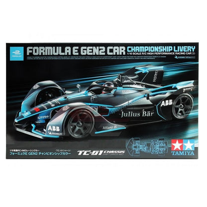 TAMIYA FORMULA E GEN2 TC-01 CHAMPIONSHIP LIVERY Kit 1:10 - T58681