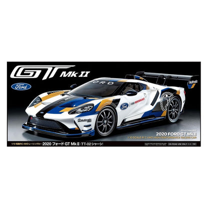 TAMIYA 2020 FORD GT MK II TT-02 NO ESC Kit 1:10 - T58689A