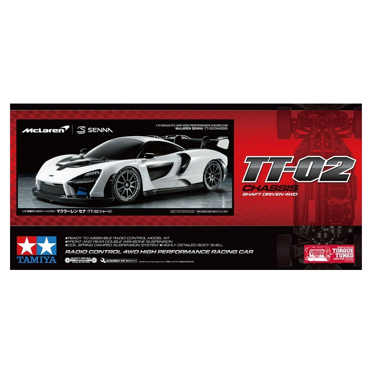 TAMIYA McLaren Senna TT-02 Kit 1:10 NO ESC - T58711A