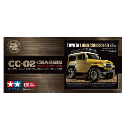 TAMIYA TOYOTA 40 SERIES LANDCRUISER CC-02 Kit 1:10 NO ESC - T58715A