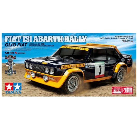 TAMIYA FIAT 131 ABARTH RALLY OLIO MF-01X Kit 1:10 NO ESC - 58723A