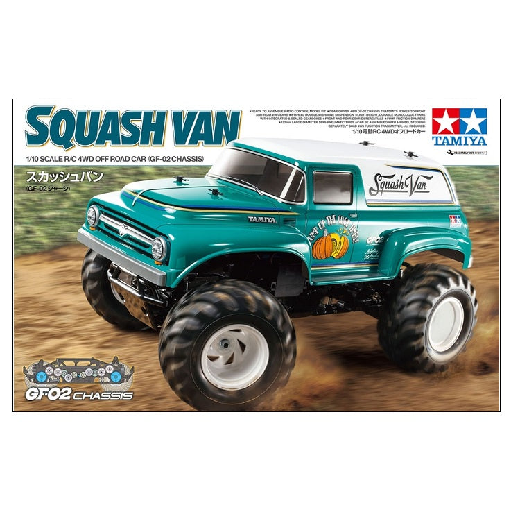 TAMIYA SQUASH VAN Monster Truck GF-02 Kit 1:10 NO ESC - 58725A