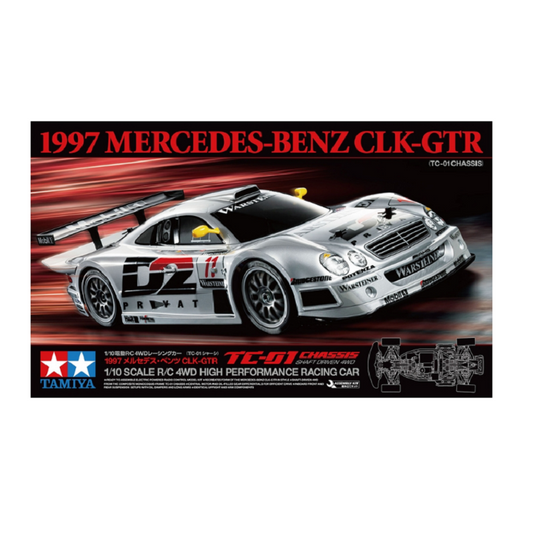 TAMIYA 1997 Mercedes-Benz CLK-GTR TC-01 Kit 1:10 NO ESC - 58731