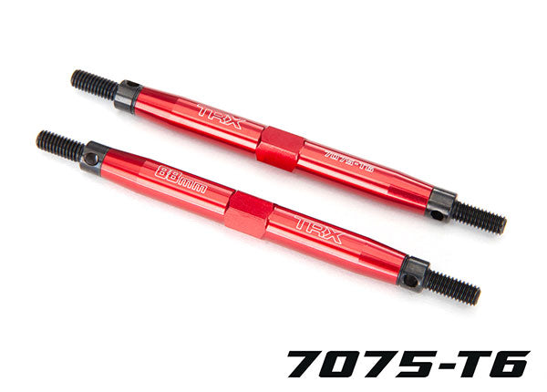 TRAXXAS Toe Link Turnbuckle Red 7075-T6 Aluminium Tubes 2pcs - 5939R