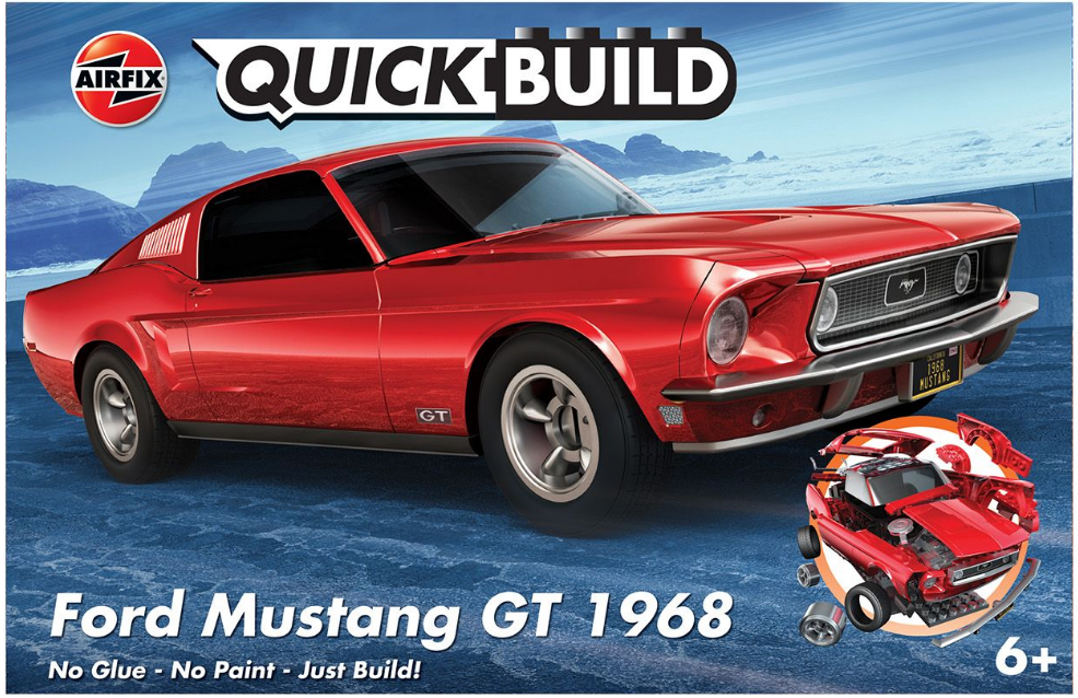 AIRFIX Quickbuild 1968 Ford Mustang GT - J6035