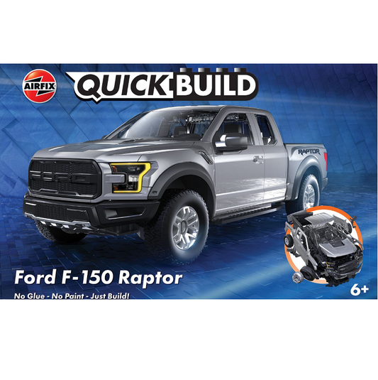 AIRFIX Quickbuild Ford F-150 Raptor Grey - J6053