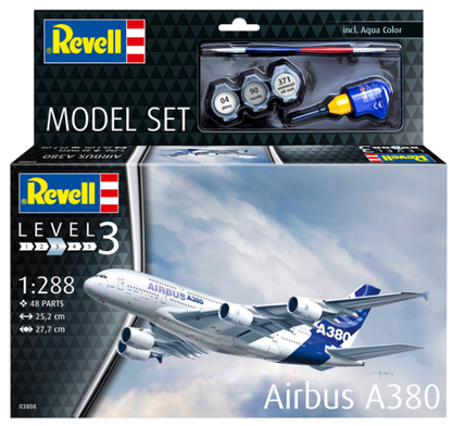 REVELL Airbus A380 Starter Set 1:288 - 63808