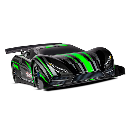 TRAXXAS XO-1 AWD 1:7 SUPERCAR Green with TQi 2.4Ghz Radio, Traxxas Link Wireless Mod and TSM - 64077-3GRN