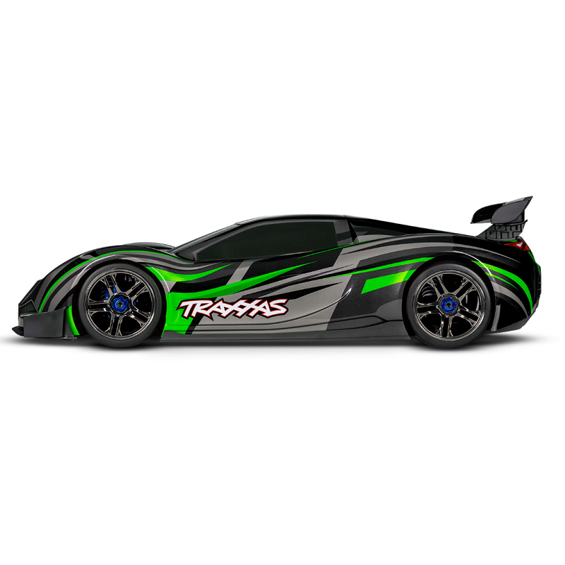 TRAXXAS XO-1 AWD 1:7 SUPERCAR Green with TQi 2.4Ghz Radio, Traxxas Link Wireless Mod and TSM - 64077-3GRN