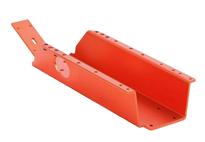 ROVAN Solid Side Main Chassis Orange Aluminium - ROV-650011