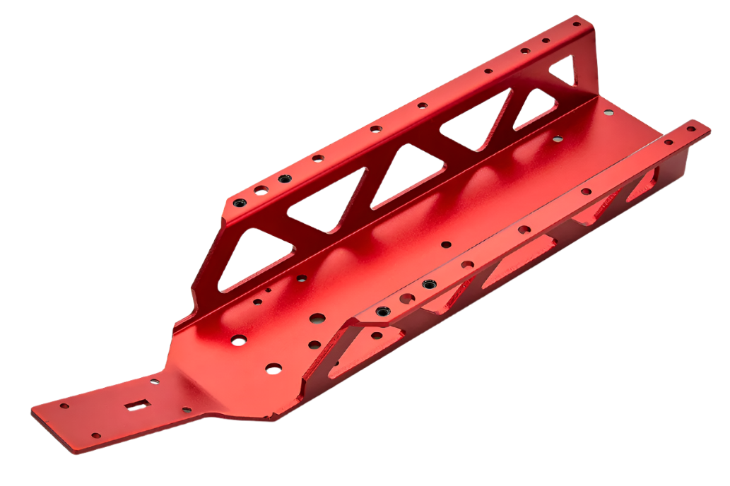 ROVAN Main Chassis Plate Red Aluminium - ROV-65001A