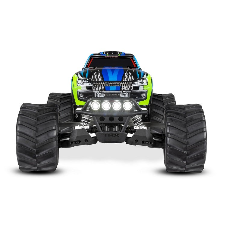 TRAXXAS STAMPEDE 4wd Monster Truck Blue w/ LED Lights, Brushed Motor, Battery & Charger - 67054-61BLU