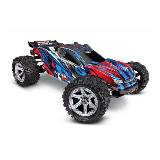 TRAXXAS RUSTLER 4wd VXL Stadium Truck Blue w/ 3500kv Brushless Motor - 67076-4BLUE