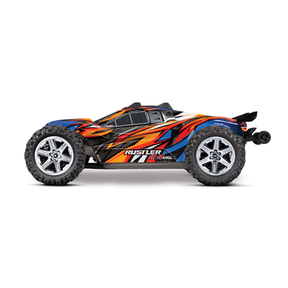 TRAXXAS RUSTLER 4wd VXL Stadium Truck Orange w/ 3500kv Brushless Motor - 67076-4ORNG