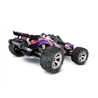 TRAXXAS RUSTLER 4wd VXL Stadium Truck Pink w/ 3500kv Brushless Motor - 67076-4PINK