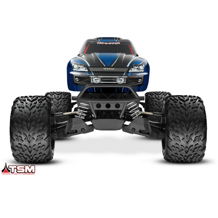 TRAXXAS STAMPEDE 4wd VXL Monster Truck Blue w/ 3500kv Brushless Motor & TSM - 67086-4BLUE