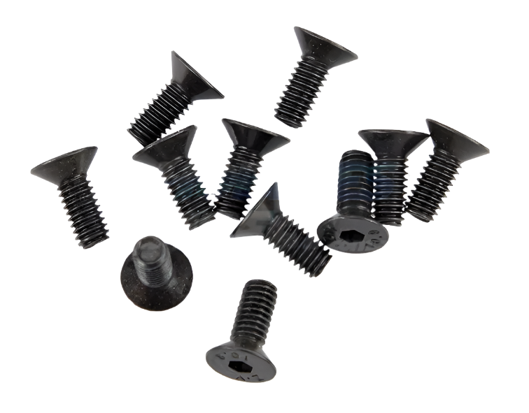 ROVAN 4x10mm Fine Thread Countersunk Head Screws 10pcs - ROV-68011