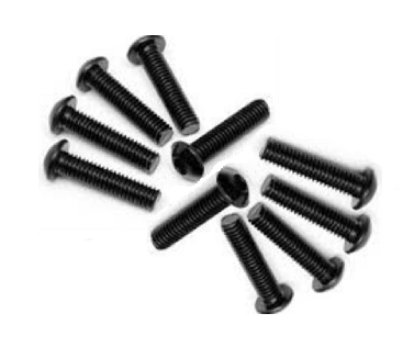 ROVAN 6x25mm Fine Thread Button Head Screws 10pcs - ROV-68020